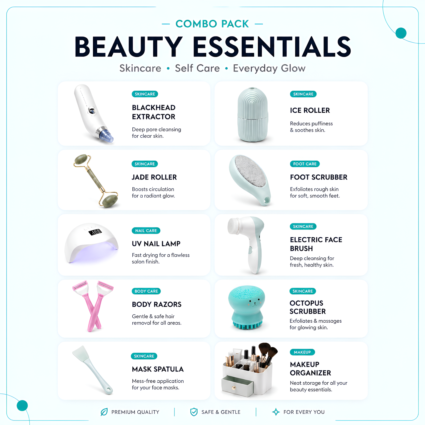 10-in-1 Ladies Beauty & Skincare Wonder Combo —